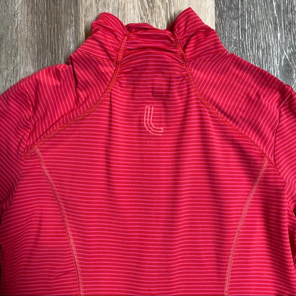 Lolë Full-Zip Striped Athletic Top - Picture 5 of 7